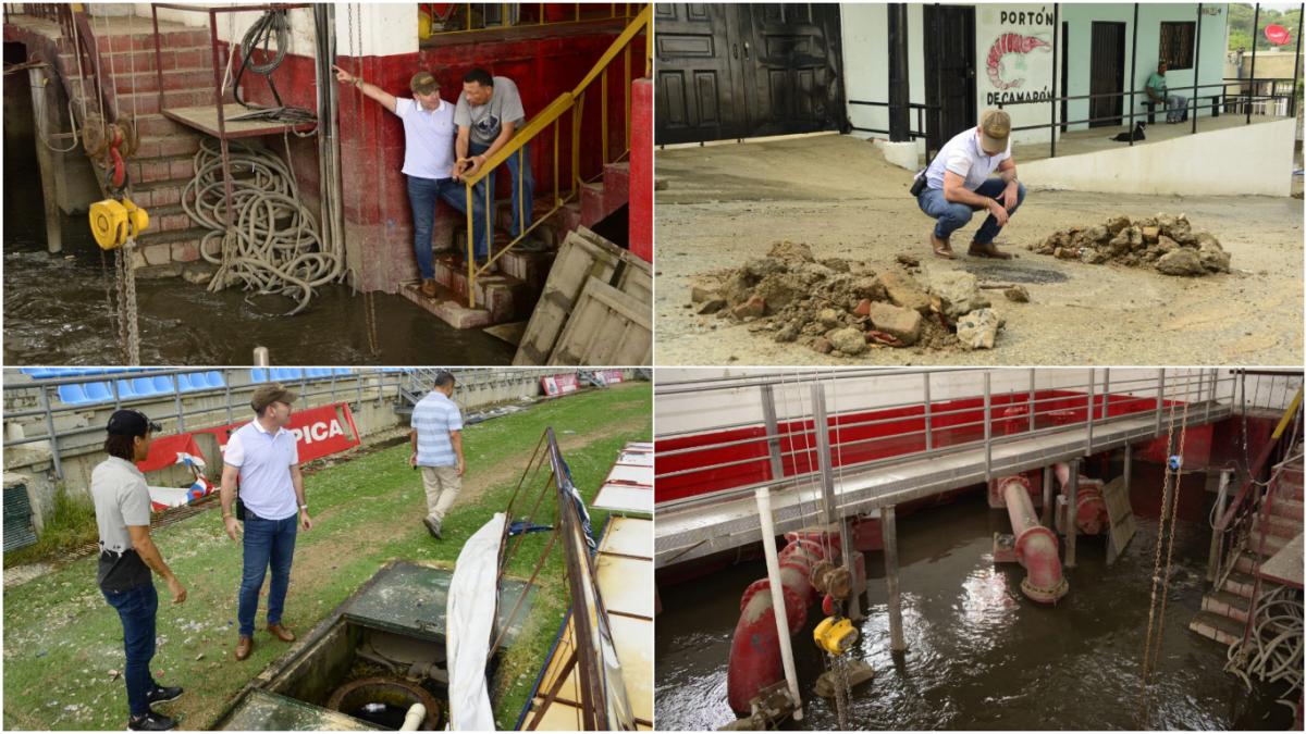 Gerente de la Essmar realiza recorrido en diferentes puntos de la ciudad