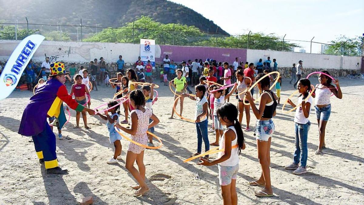 Inred se toma los barrios de la ciudad con actividades Lúdicas y Recreativas