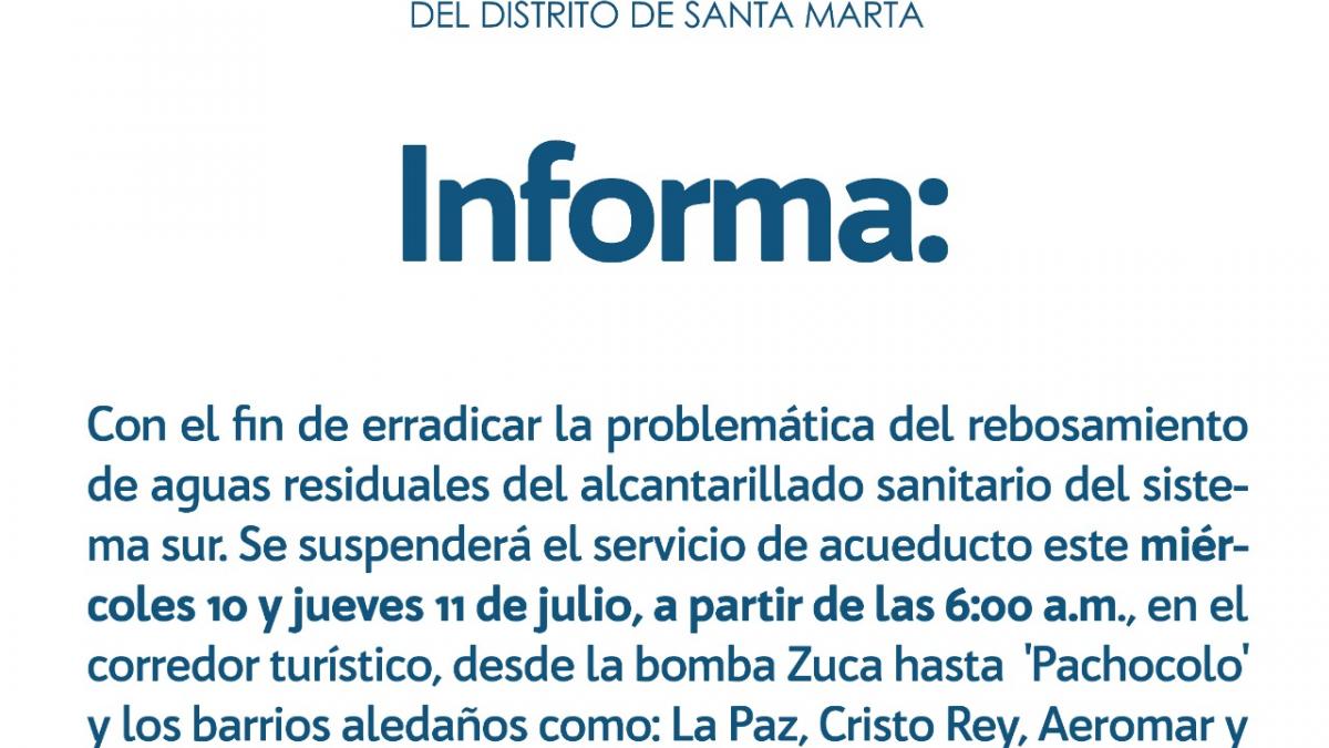 Aguas del Magdalena, con apoyo de la Essmar, avanzará en trabajos de alcantarillado del colector sur