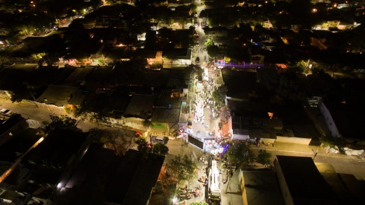 Pastrana: segundo barrio de Santa Marta con 100% de luminarias LED