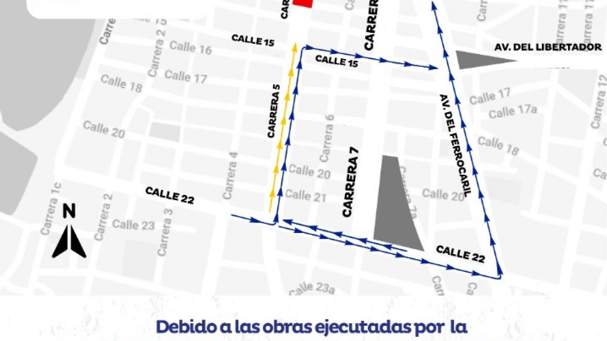 Carros particulares y motocicletas no podrán ingresar a la Carrera 5ta