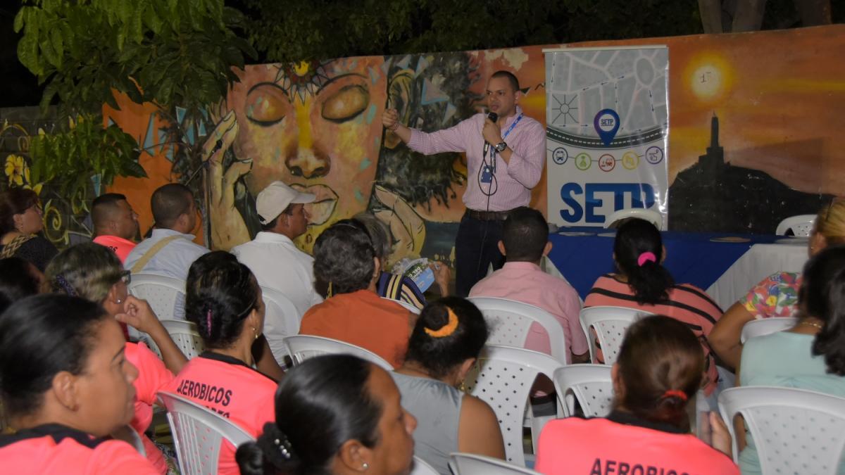 SETP Santa Marta se toma los barrios