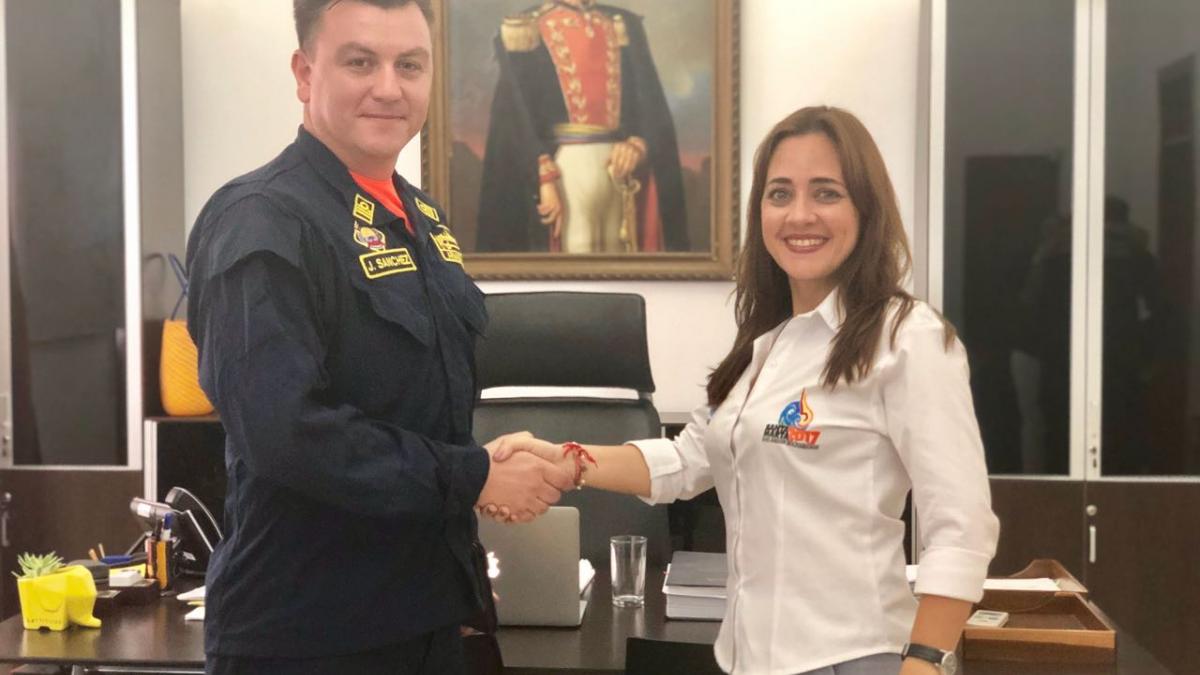 Alcaldesa (E) le dio la bienvenida a nuevo comandante de Guardacostas