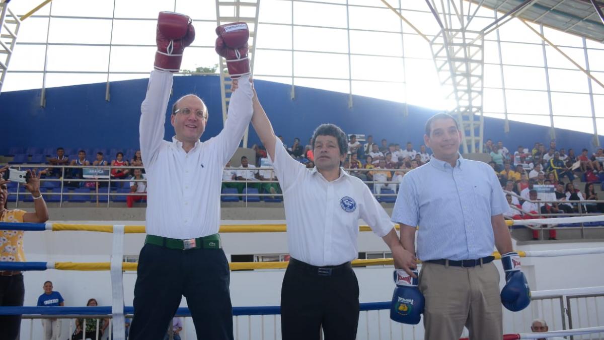 “Este Campeonato Nacional de Boxeo representa una continuidad en nuestros proyectos de deportes”: Alcalde (e) Andrés Rugeles