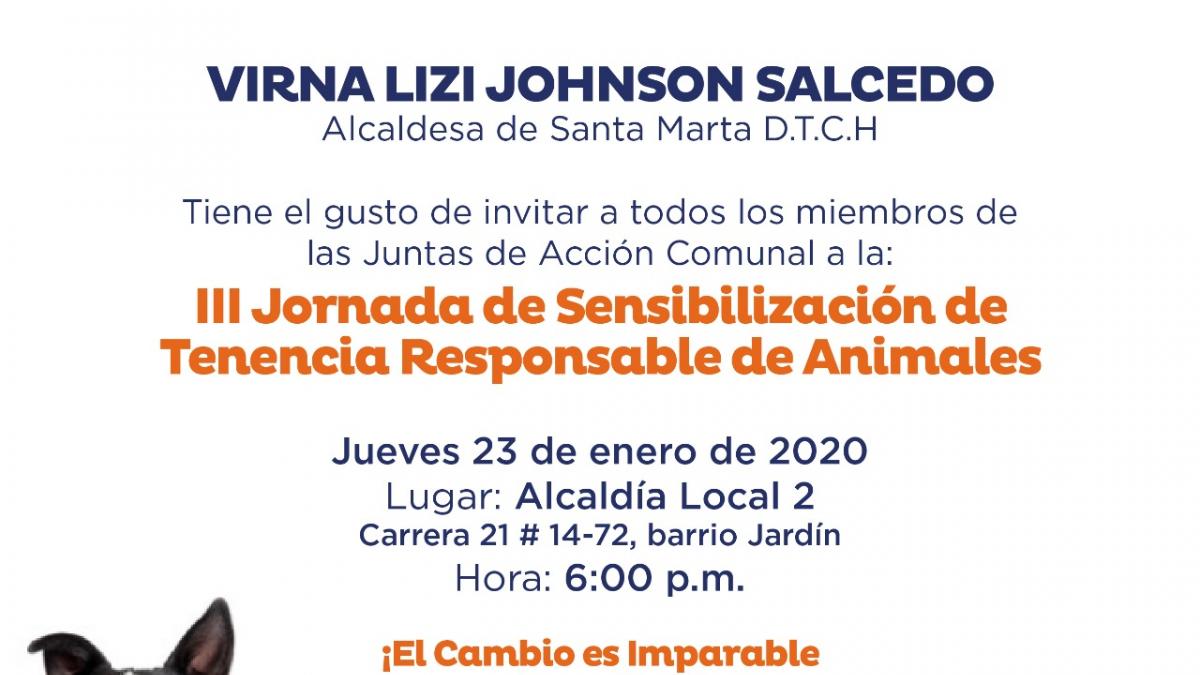 Alcaldía lidera la III Jornada de Sensibilización de Tenencia Responsable de Animales