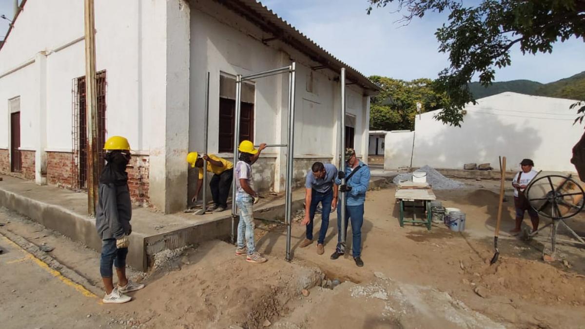 Avanzan ´Obras para el Cambio y el Buen Vivir´ en Taganga
