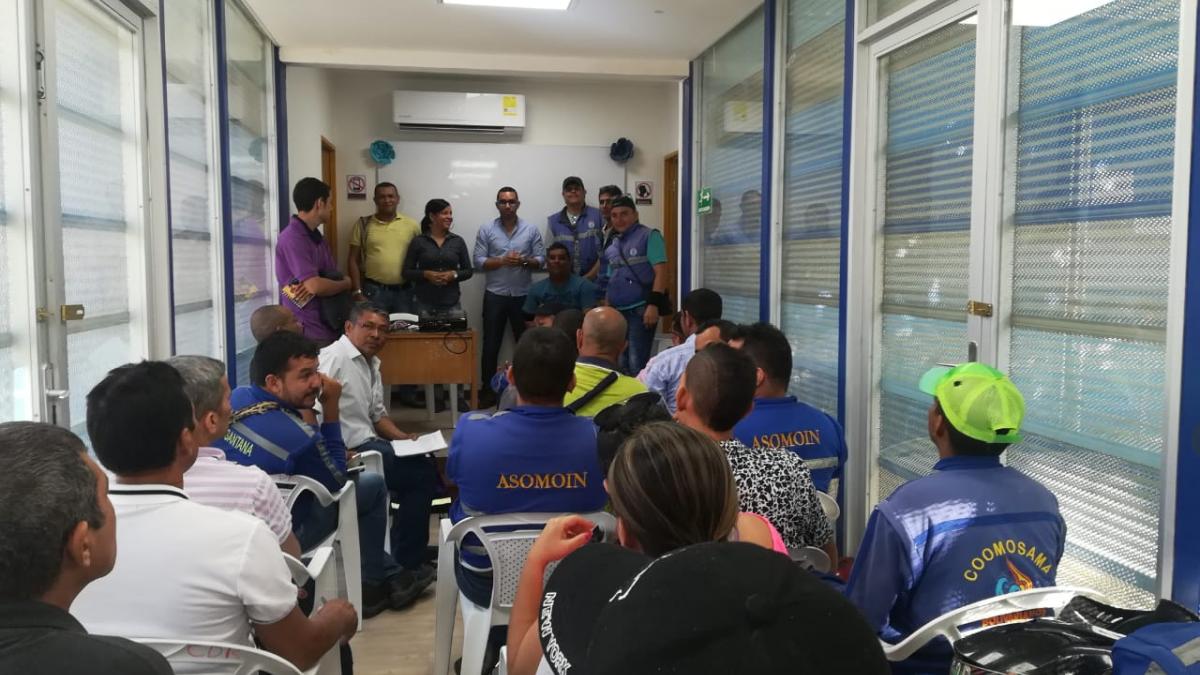 Alcaldía capacita a 35 mototaxistas en Refrigeración Industrial