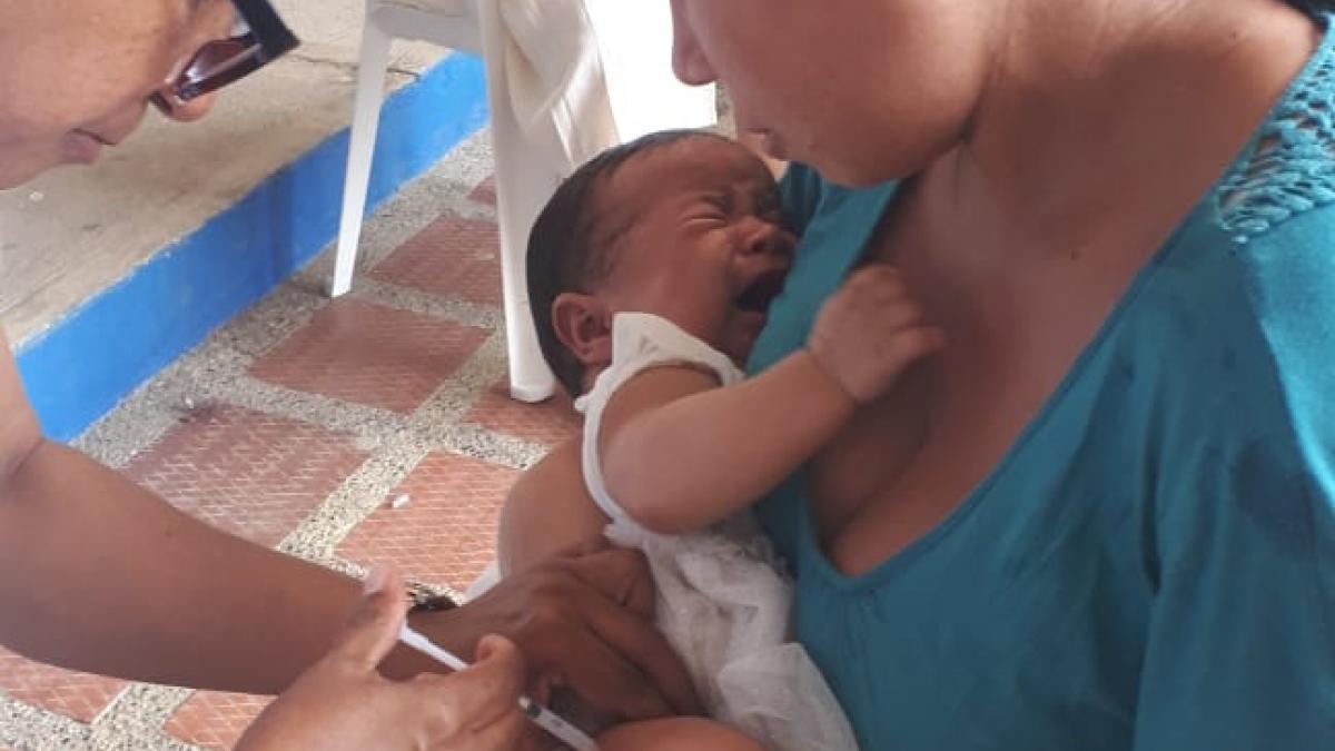 653 dosis en Jornada Integral de Salud y de Vacunación en el Distrito