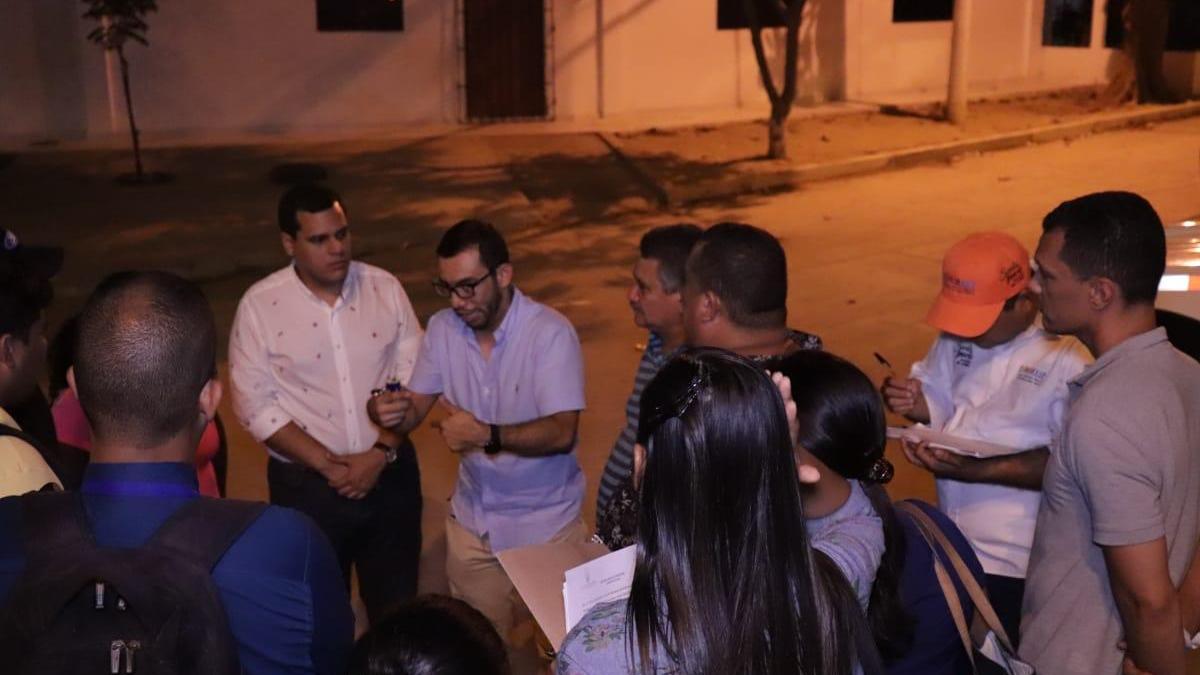 Secretaría de Gobierno supervisa obras del barrio Nacho Vives