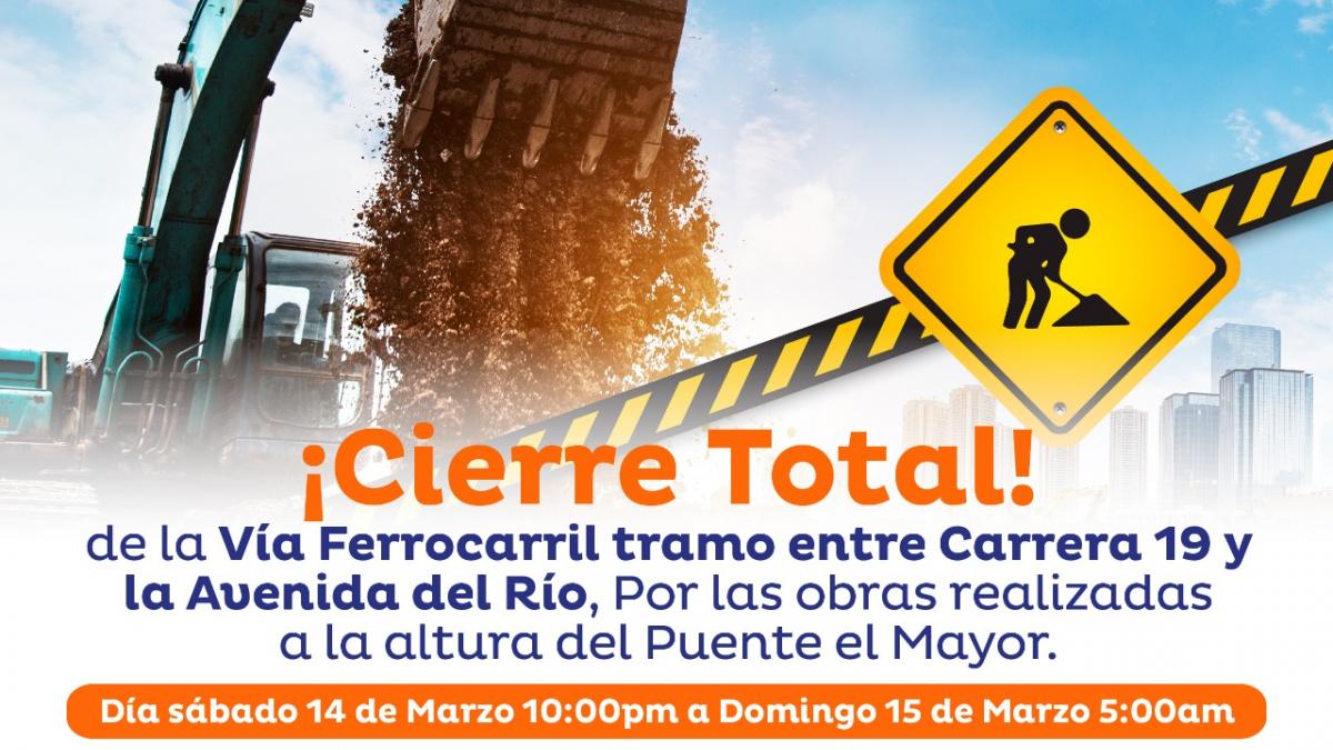 Este fin de semana habrá cierre total de la avenida del Ferrocarril