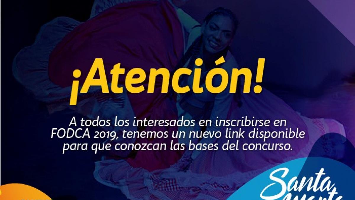 Atención interesados en convocatoria del Fondo  Distrital para la Cultura y las Artes 2019