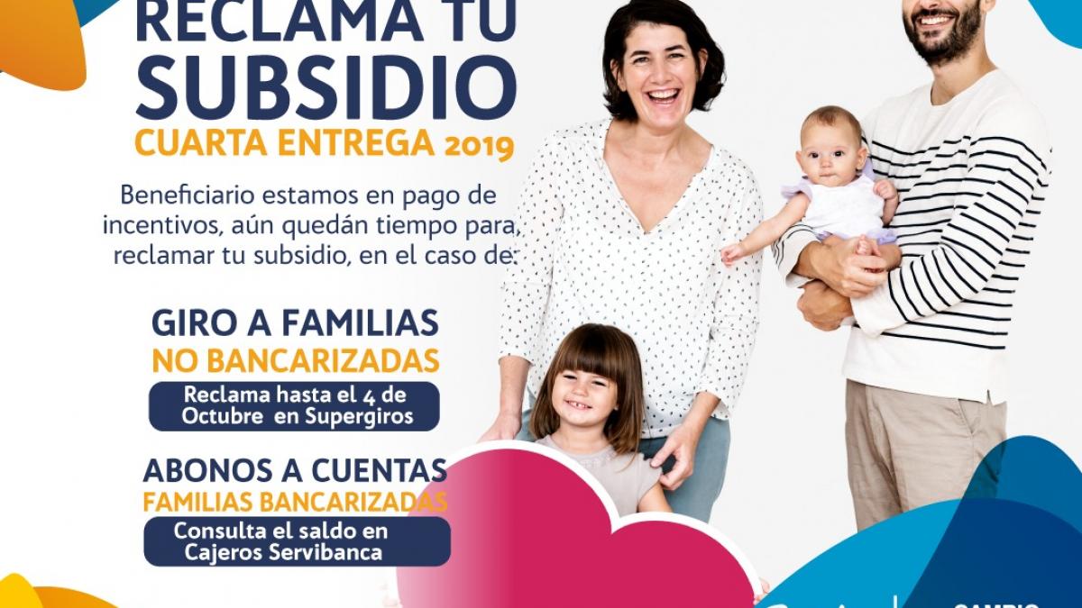 Beneficiarios del Programa Familias en Acción pueden reclamar incentivo