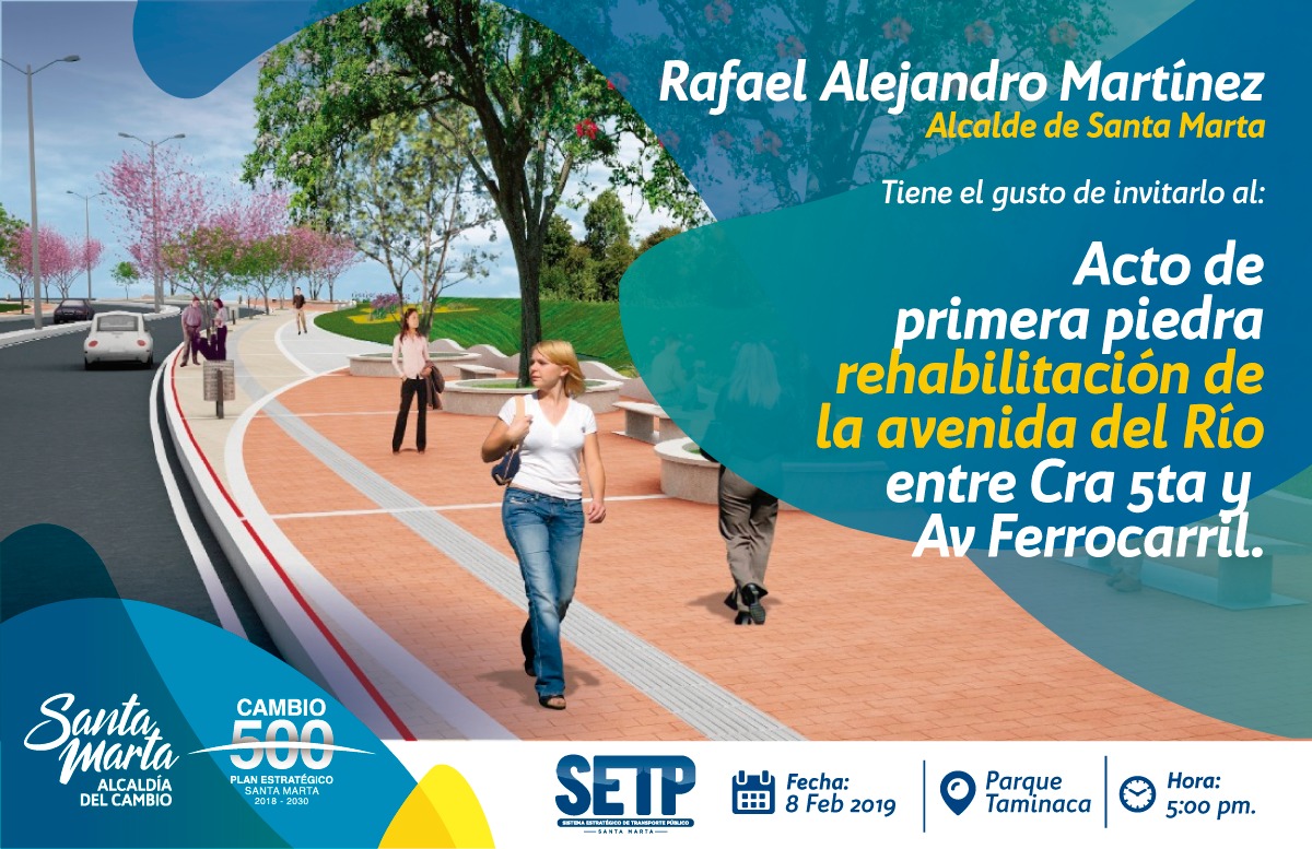 Alcalde Martínez inicia segunda fase para la Rehabilitación de la Avenida del Río Alcalde Martínez inicia segunda fase para la Rehabilitación de la Avenida del Río