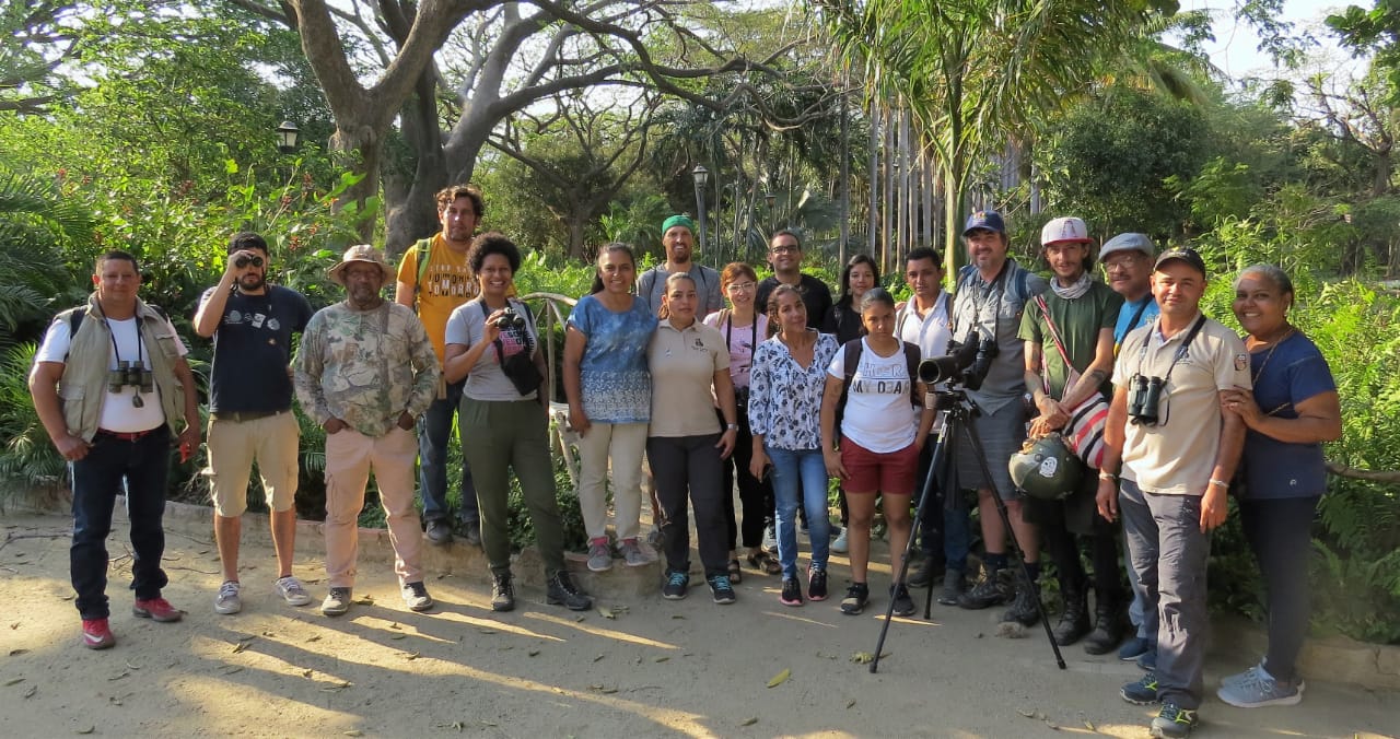 Espectáculo de aves exóticas en la Quinta de San Pedro Alejandrino