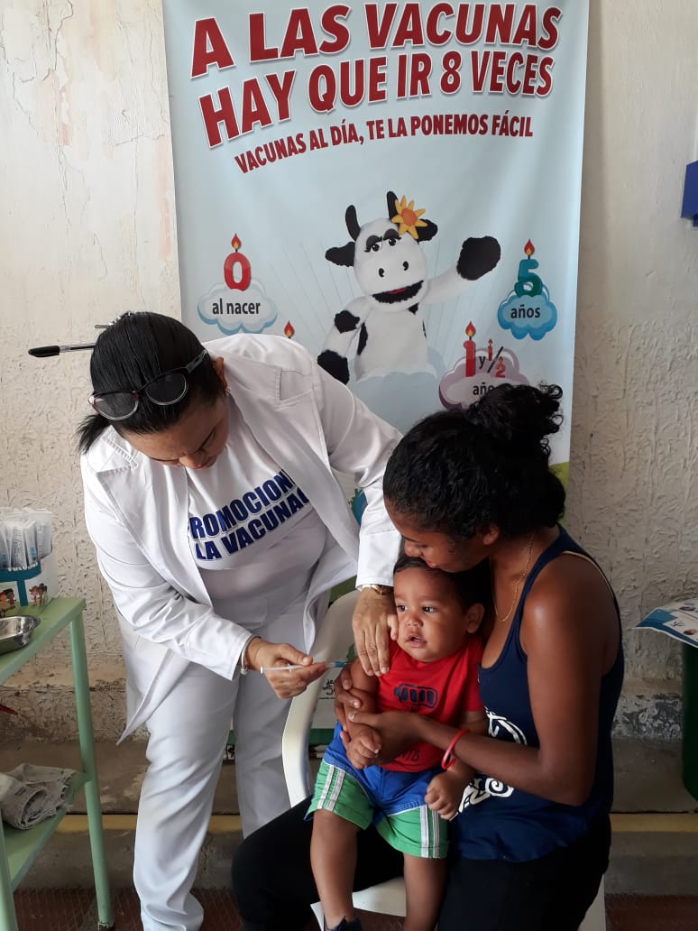 Continúa intensificándose la vacunación en el Distrito Continúa intensificándose la vacunación en el Distrito