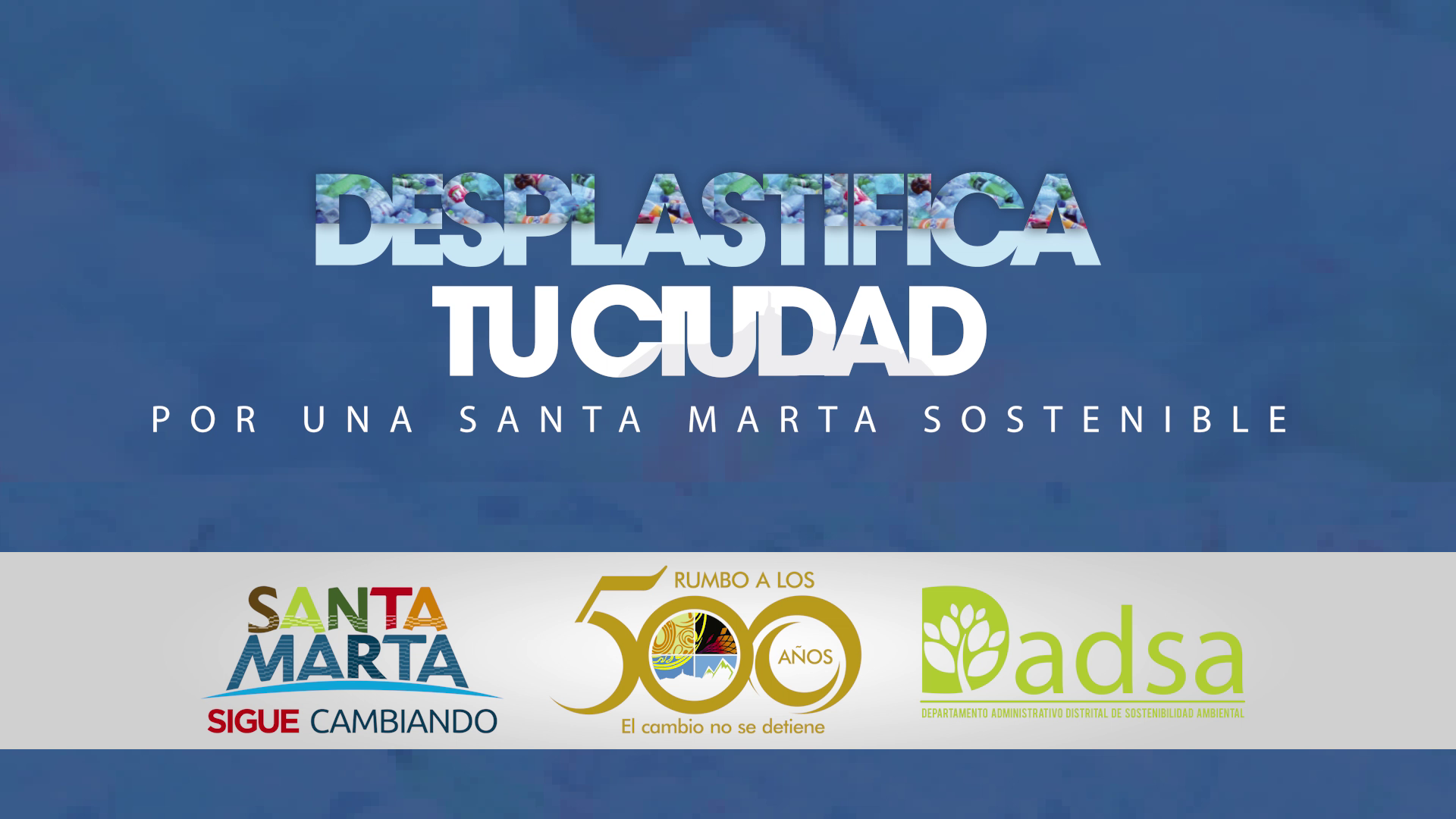 Maratón de famosos promueve en sus redes mensajes en favor de la desplastificación de Santa Marta Maratón de famosos promueve en sus redes mensajes en favor de la desplastificación de Santa Marta