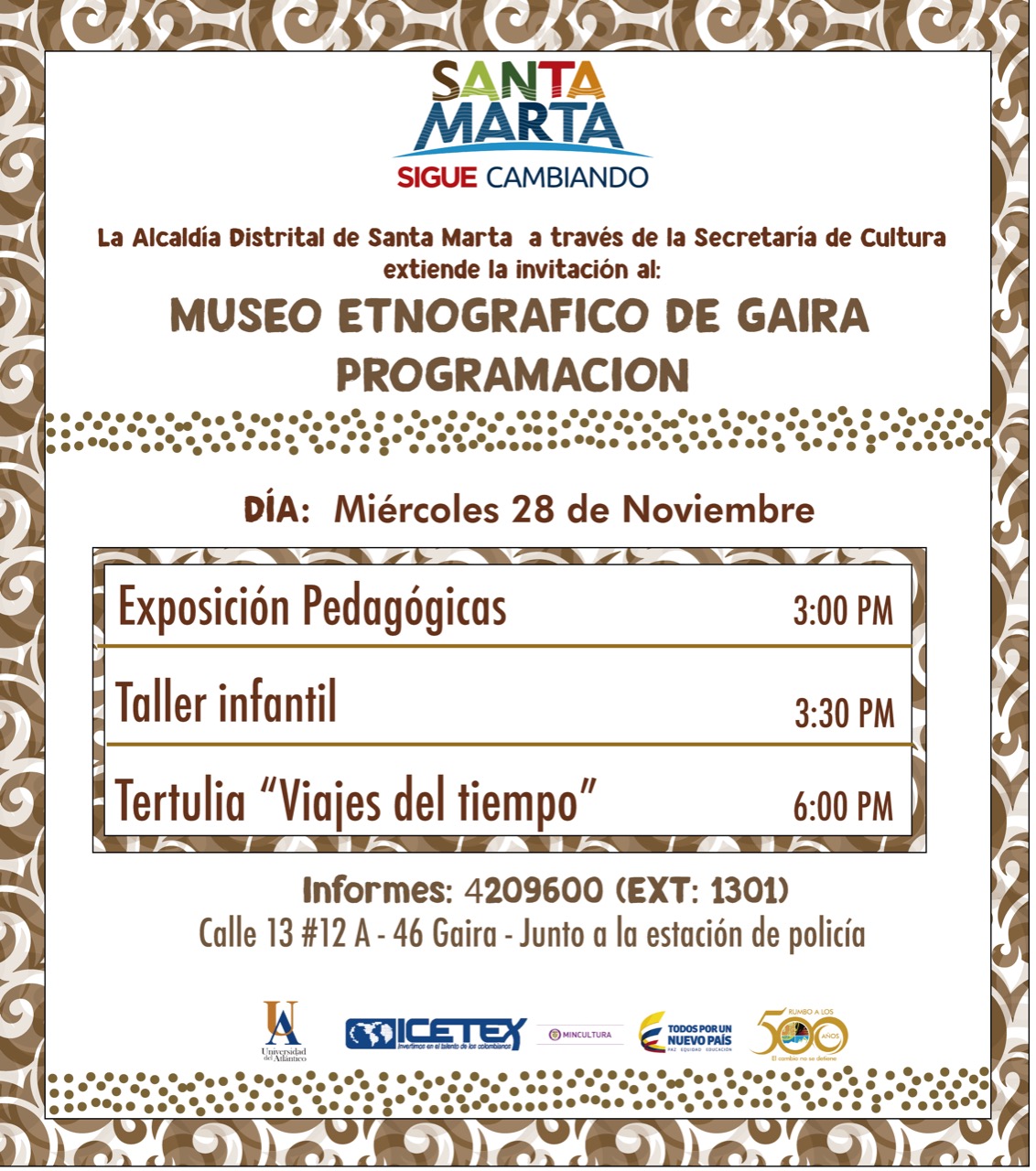 Museo Etnográfico de Gaira abre sus puertas con nutrida agenda cultural Museo Etnográfico de Gaira abre sus puertas con nutrida agenda cultural