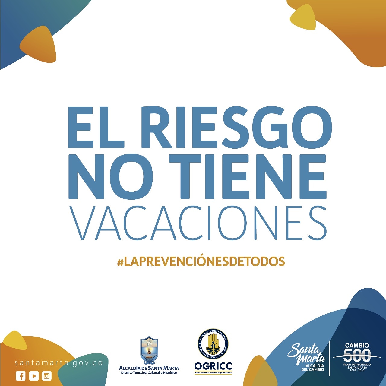 Distrito insiste en que el riesgo no tiene vacaciones y emite recomendaciones Distrito insiste en que el riesgo no tiene vacaciones y emite recomendaciones