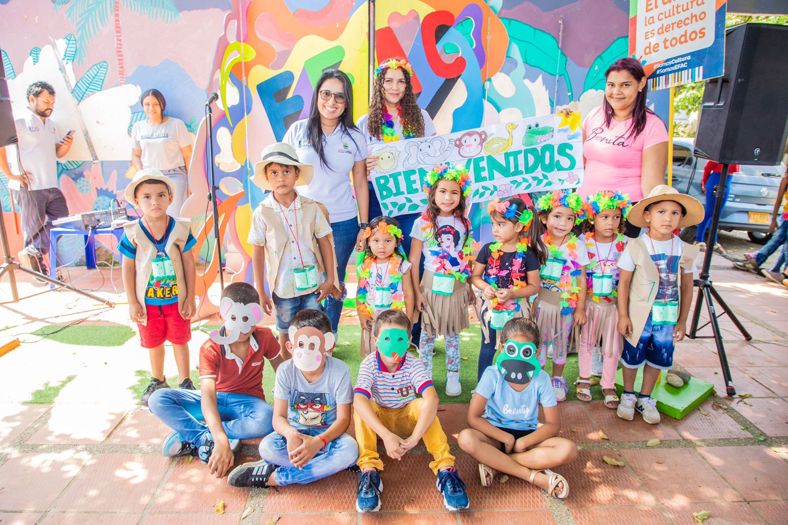 Guachaca se llenó de arte y cultura con las Galerías Populares de EFAC Guachaca se llenó de arte y cultura con las Galerías Populares de EFAC