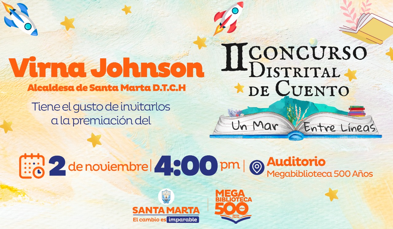 Distrito premiará los mejores relatos del II Concurso Distrital de Cuento “Un Mar Entre Líneas” Distrito premiará los mejores relatos del II Concurso Distrital de Cuento “Un Mar Entre Líneas”